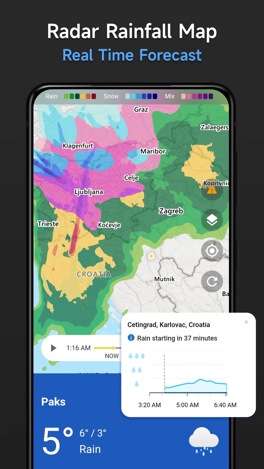 Live Weather & Radar Map screenshot